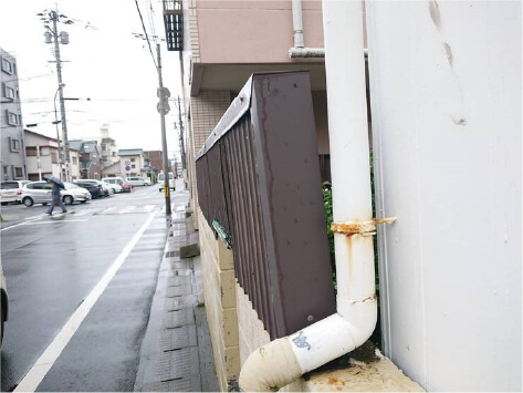 塀の破損