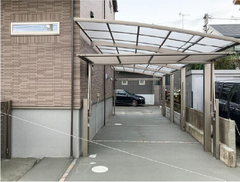 カーポートの破損