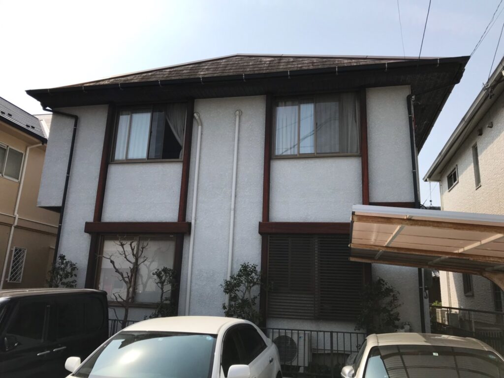 劣化したスレート屋根はハイブリッドで耐久性向上の屋根塗装｜外壁塗装｜豊田市