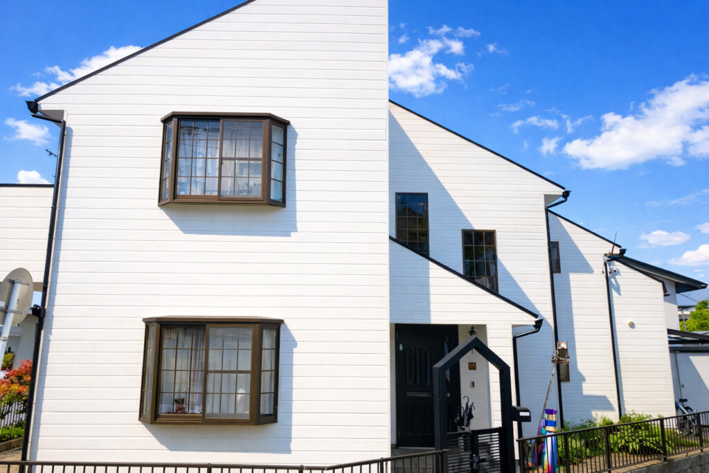 豊田市｜ホワイトで塗装して明るい印象に｜外壁塗装