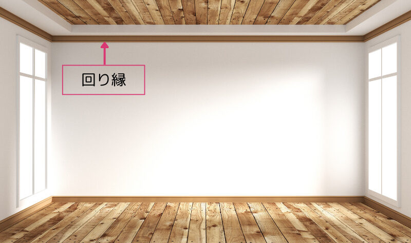 建築用語「回り縁」とは：その役割と使用例 : 廻り縁 とは天井と壁を見切る役割 – MYTGKG