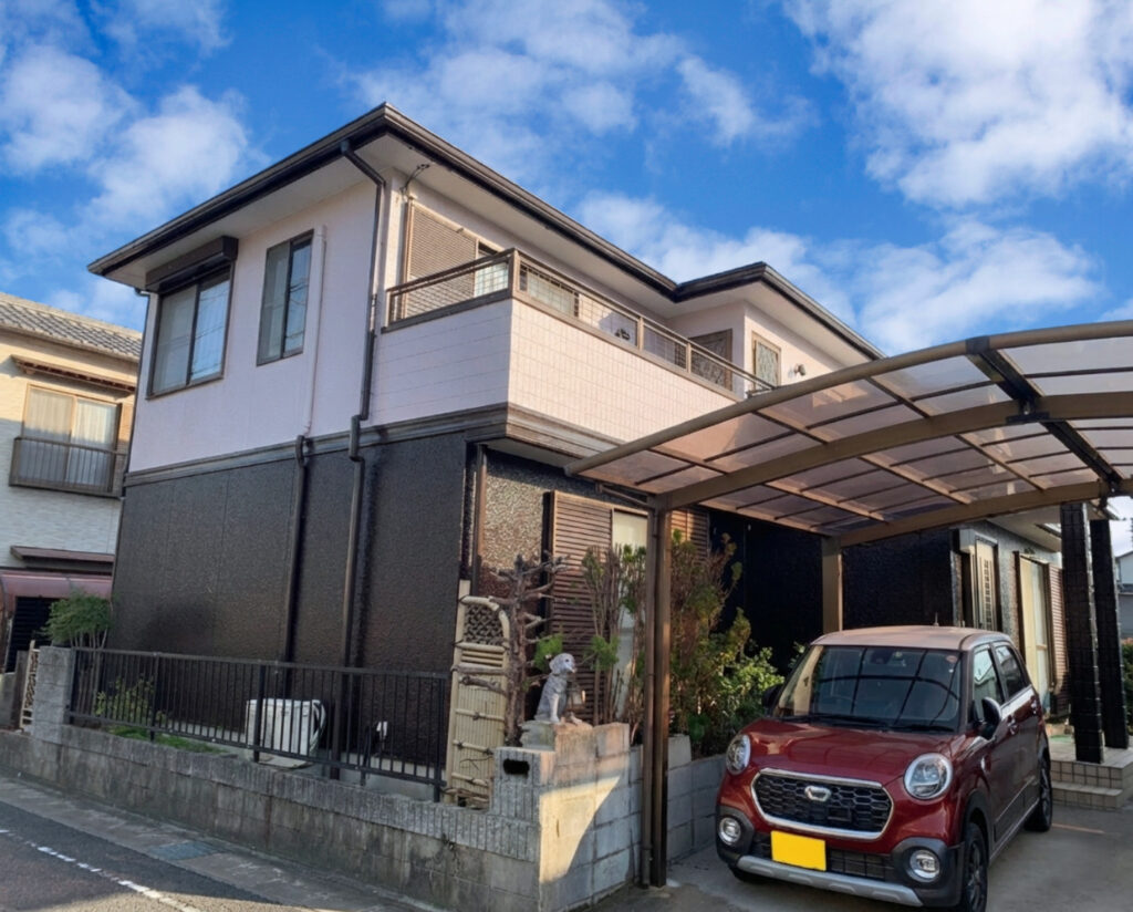 豊田市｜モダンなツートンカラー｜外壁塗装｜屋根塗装