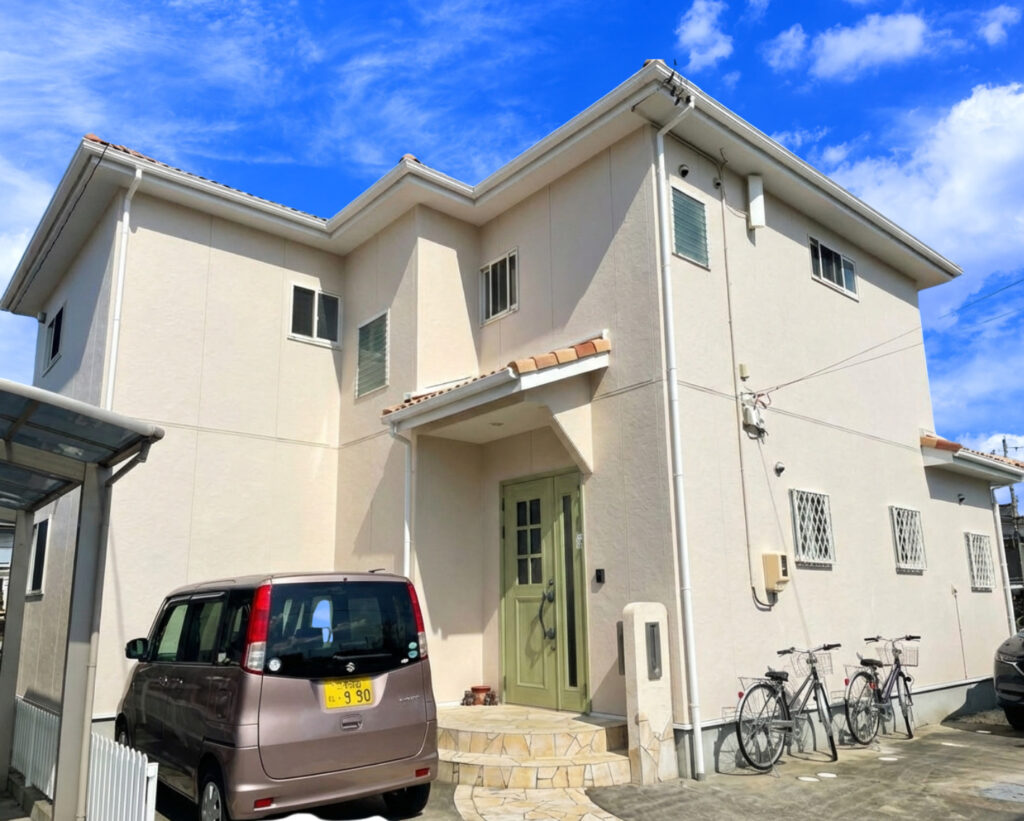 安城市｜既存カラーで外壁塗装して新築同様に