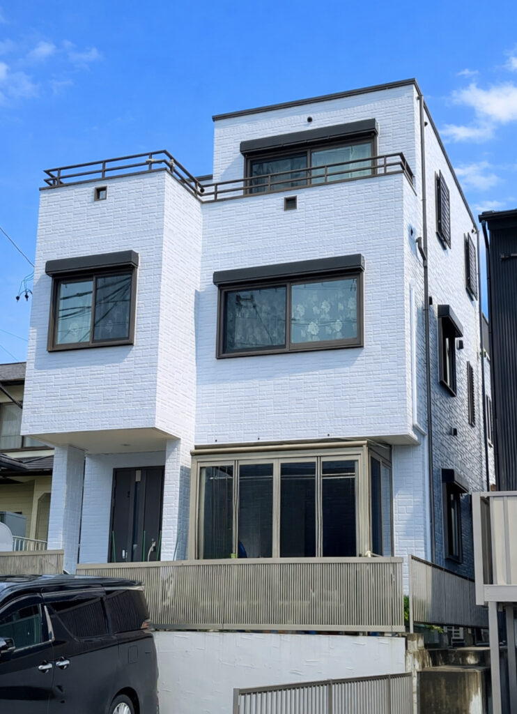 豊田市｜ホワイトで清潔感のあるお色に外壁塗装