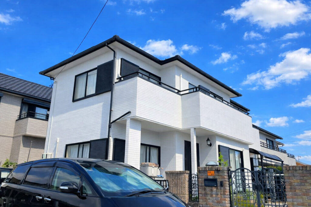 豊田市｜明るく落ち着いた色合いで外壁塗装｜屋根塗装
