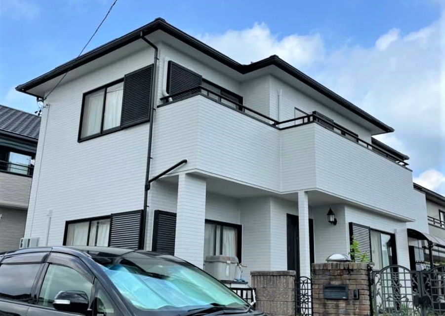 豊田市|明るく落ち着いた色合いで外壁塗装|屋根塗装