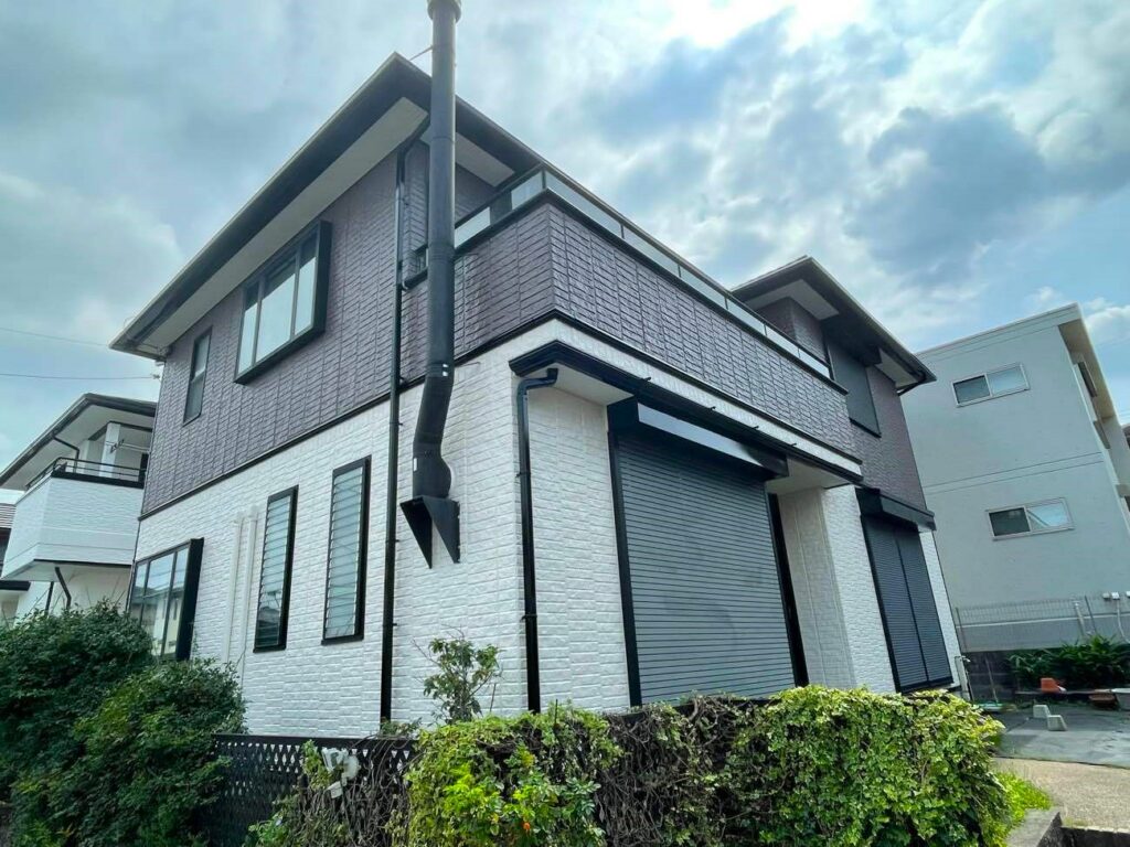 みよし市|ツートンカラーでお洒落に|外壁塗装|屋根塗装