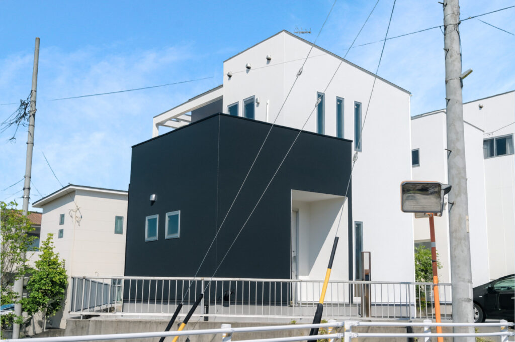 東郷町｜グレーのツートン｜外壁塗装