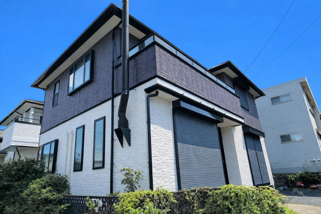 みよし市｜ツートンカラーでお洒落に｜外壁塗装｜屋根塗装