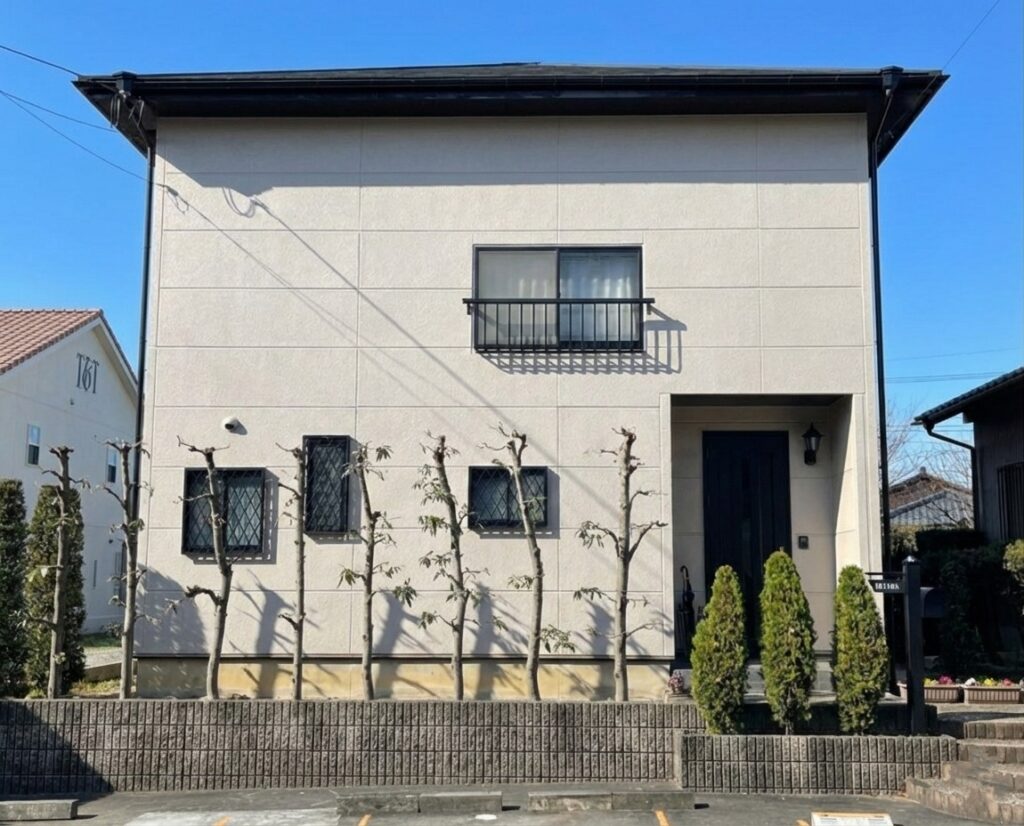 豊田市｜落ち着いたベージュカラー｜外壁塗装｜屋根塗装