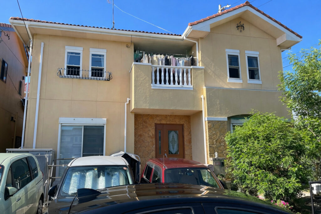 安城市｜鮮やかなオレンジで外壁塗装