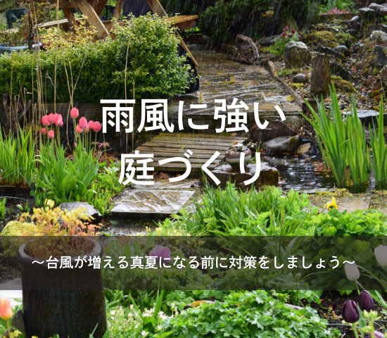雨風に強い庭づくりのコツ