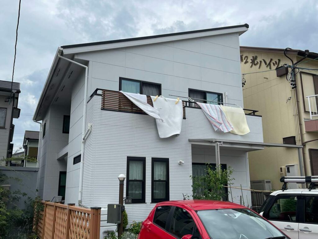 豊田市|見えないところにアクセントカラー|外壁塗装