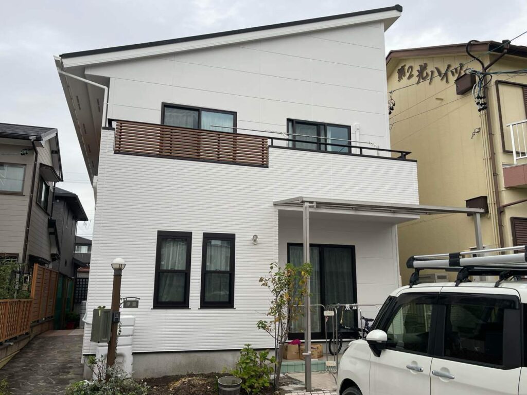 豊田市｜見えないところにアクセントカラー｜外壁塗装