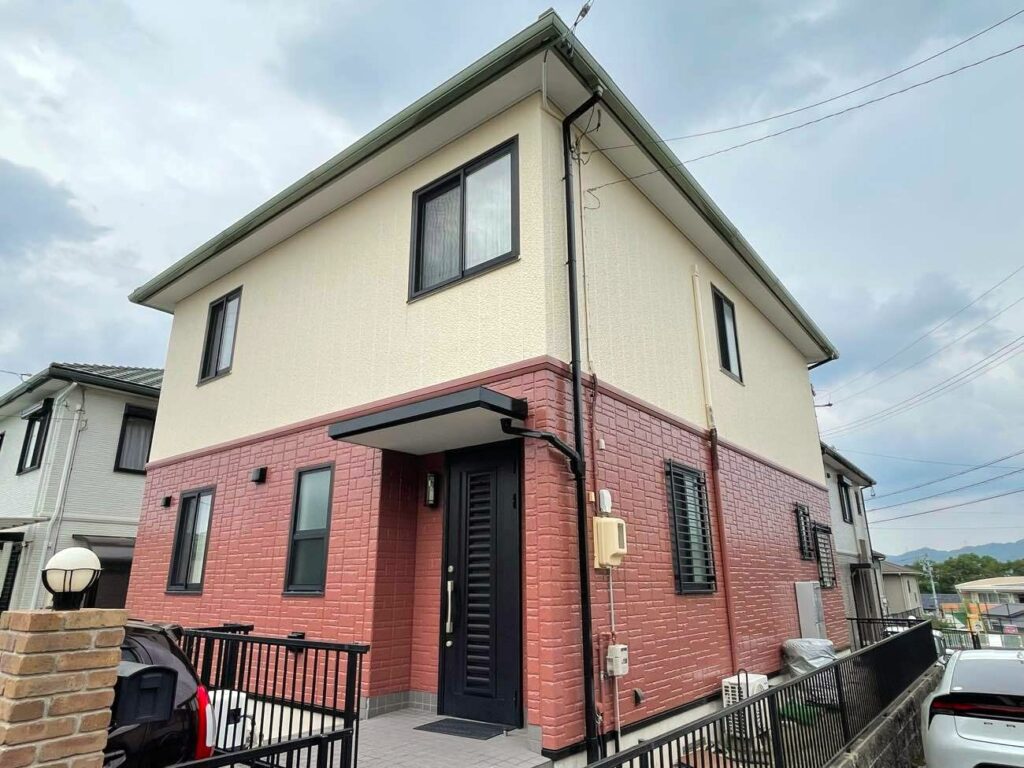 豊田市|ピンクブラウンで可愛い外観|外壁塗装