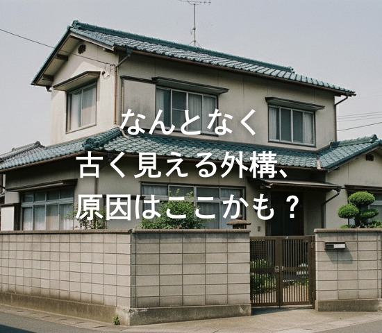 なんとなく古く見える外構、原因はここかも？